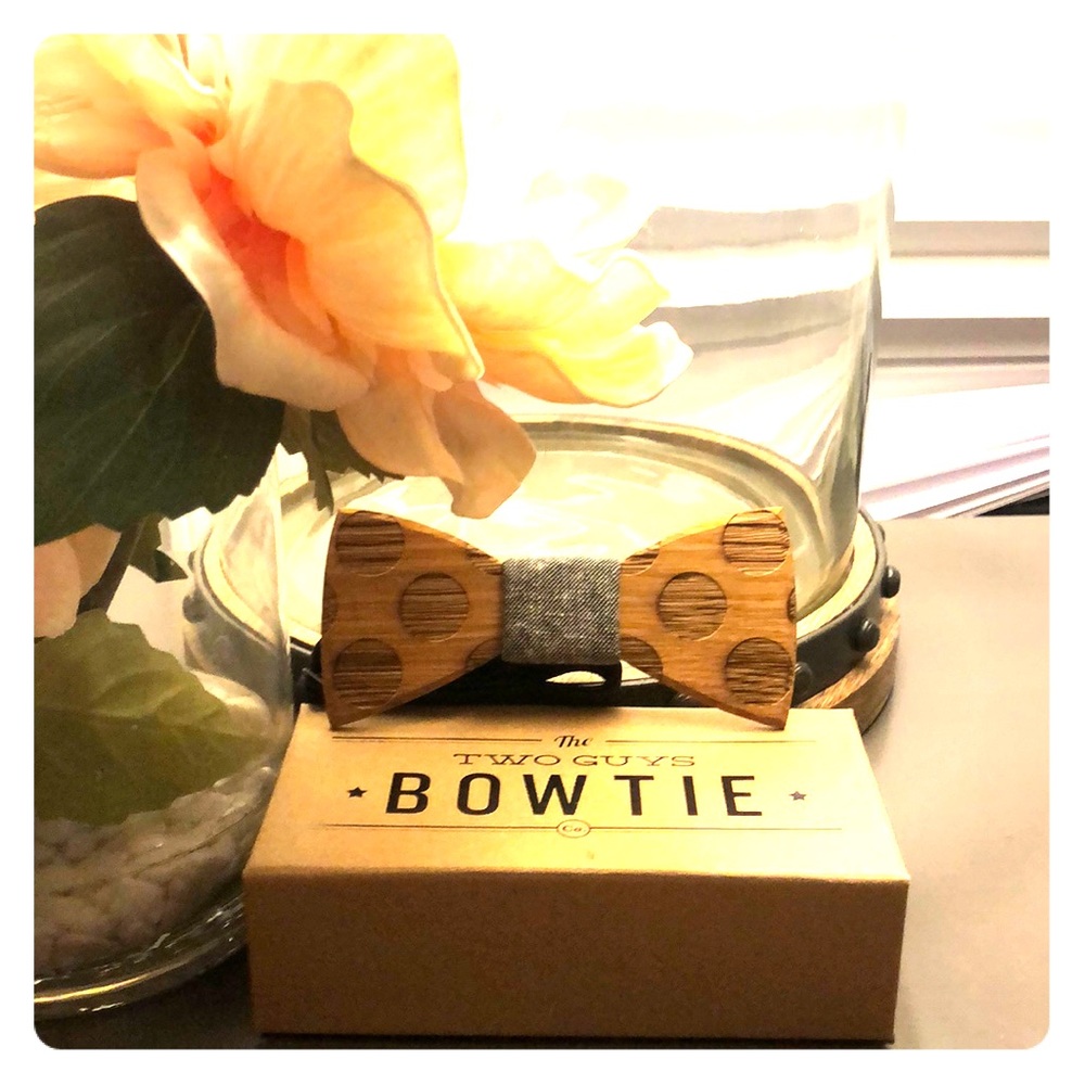Wooden Bow Tie